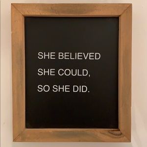 Brand new motivational gift desk sign!💕